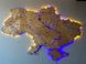 Дерев'яна Карта України "L+" 200 x 135 см 110011 фото 2
